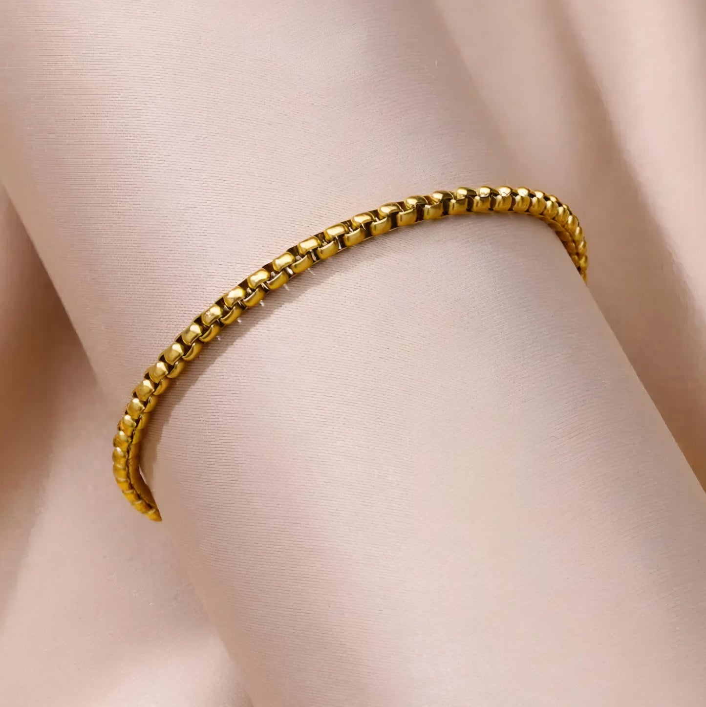 Gold Venetian Chain Anklet