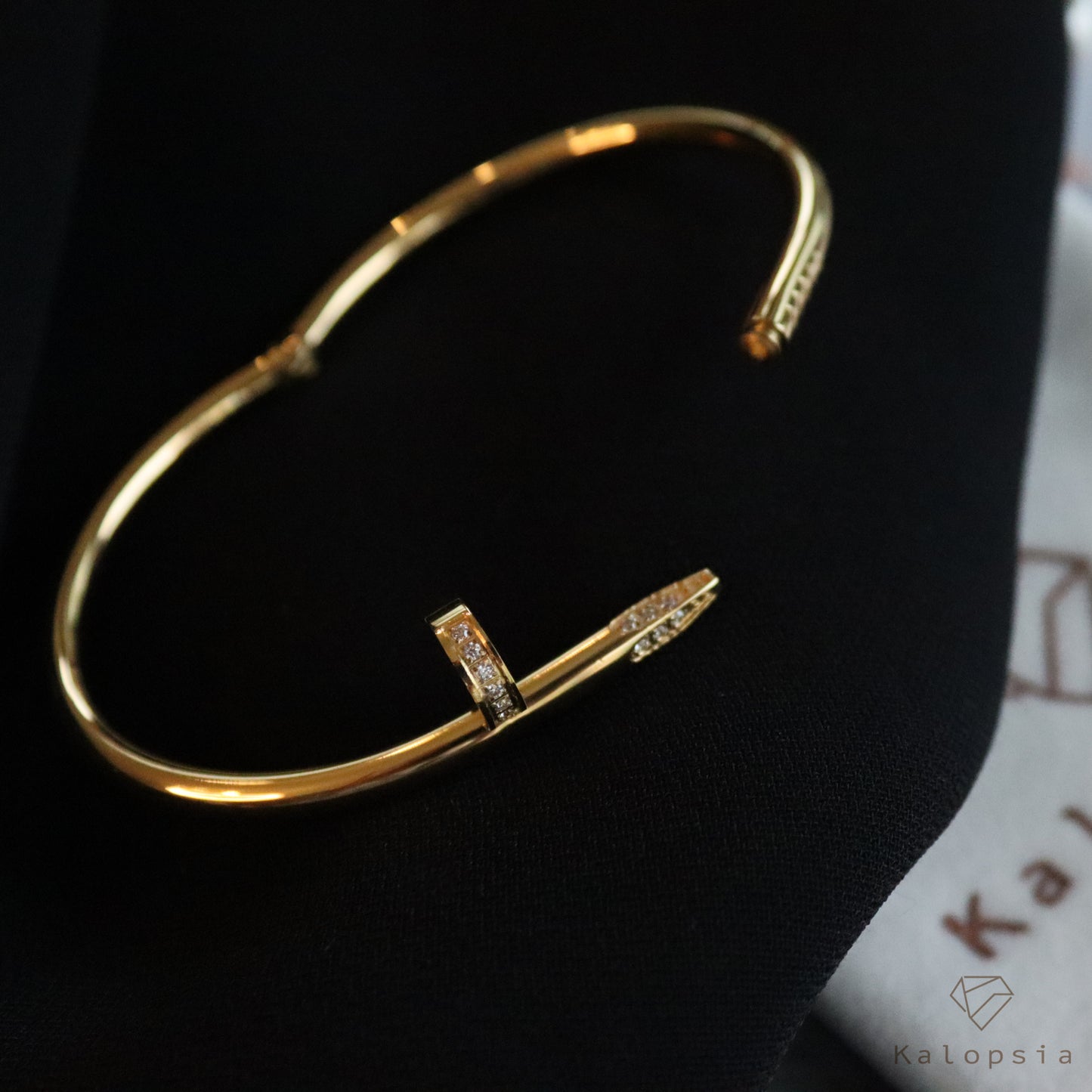 Nail Zircon Bangle