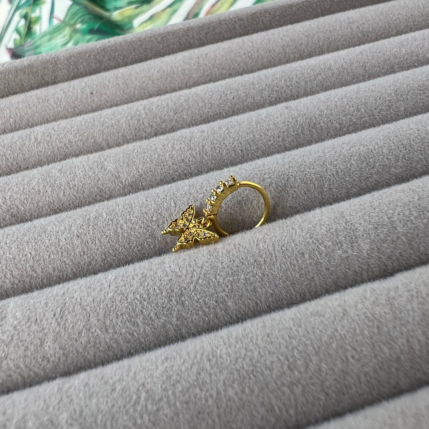 Butterfly Nose Stud Piercing