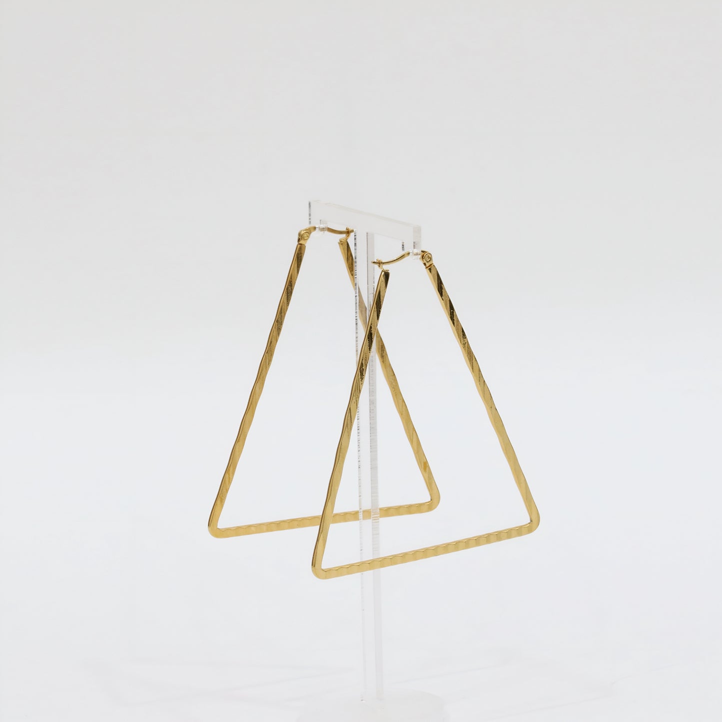 Big Triangle Earring Pair