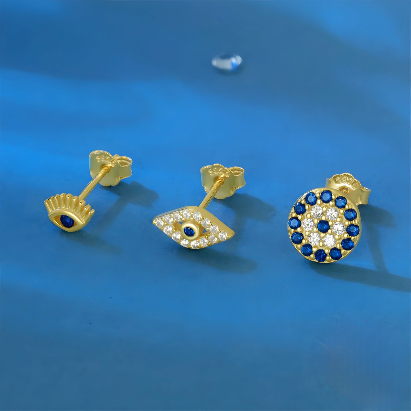 3pcs/set Evil Eye Earring