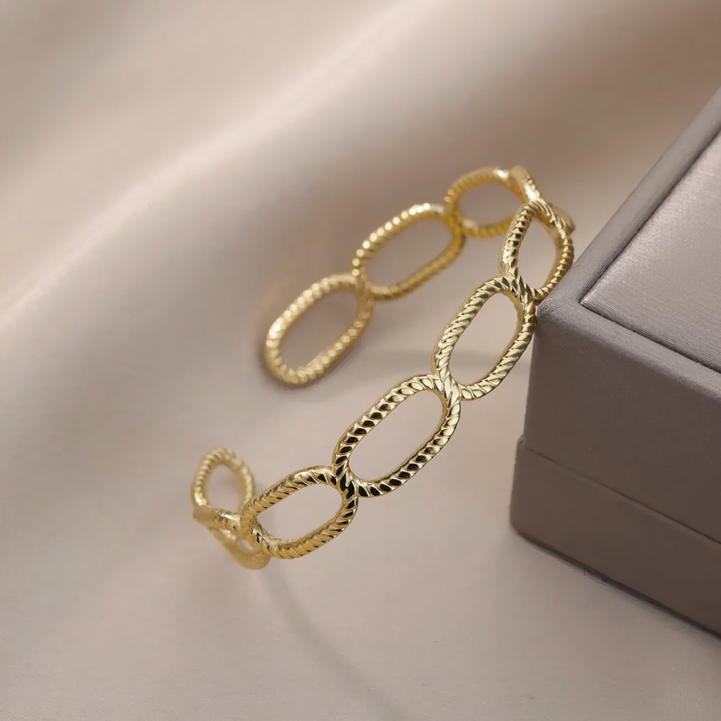 Oval Cuff Bracelet