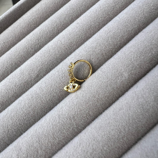 Eye Nose Stud Piercing