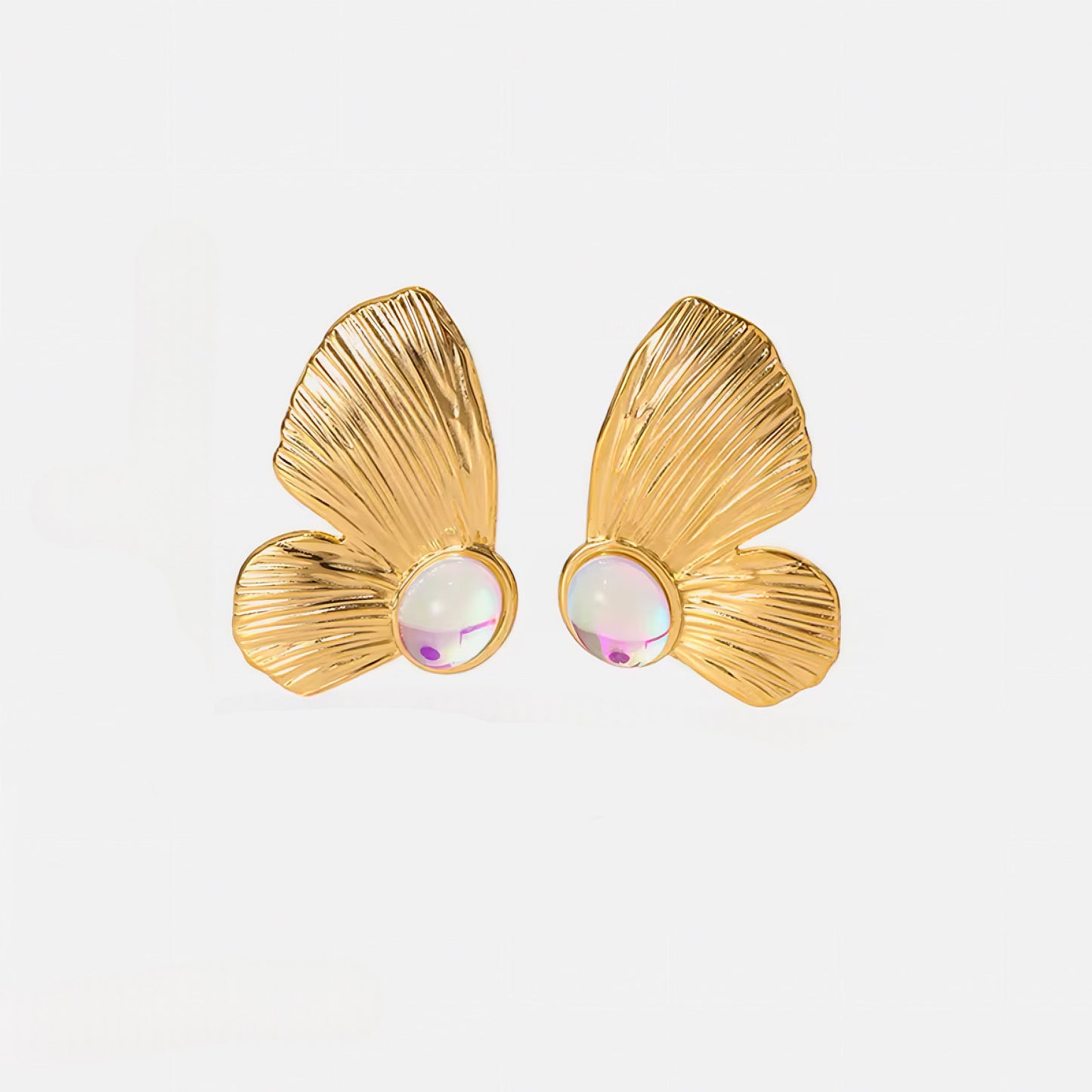 Butterfly Wing Earring Pair