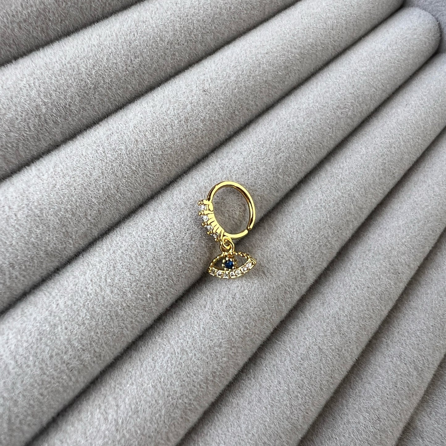 Evil Eye Nose Stud Ring