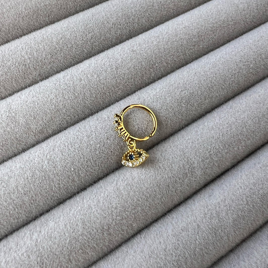 Evil Eye Nose Stud Ring