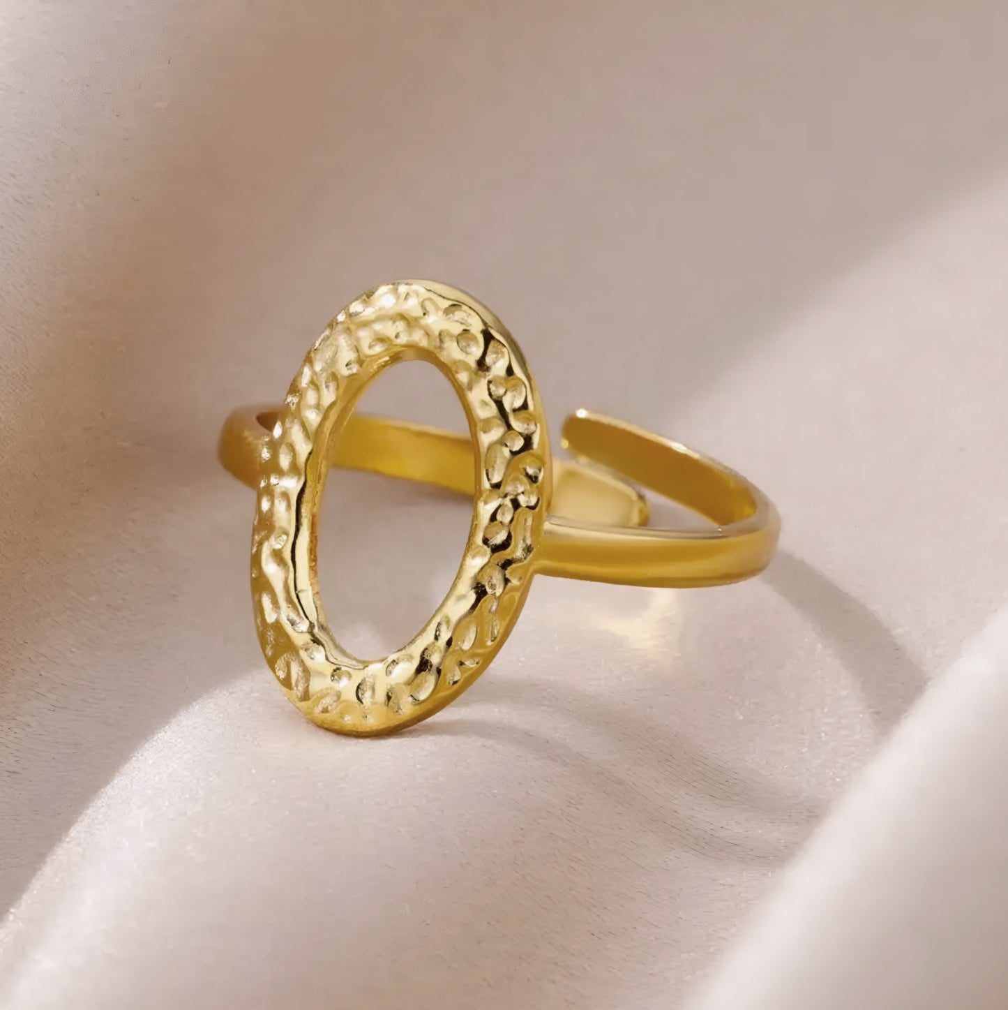 Oval Vintage Adjustable Ring