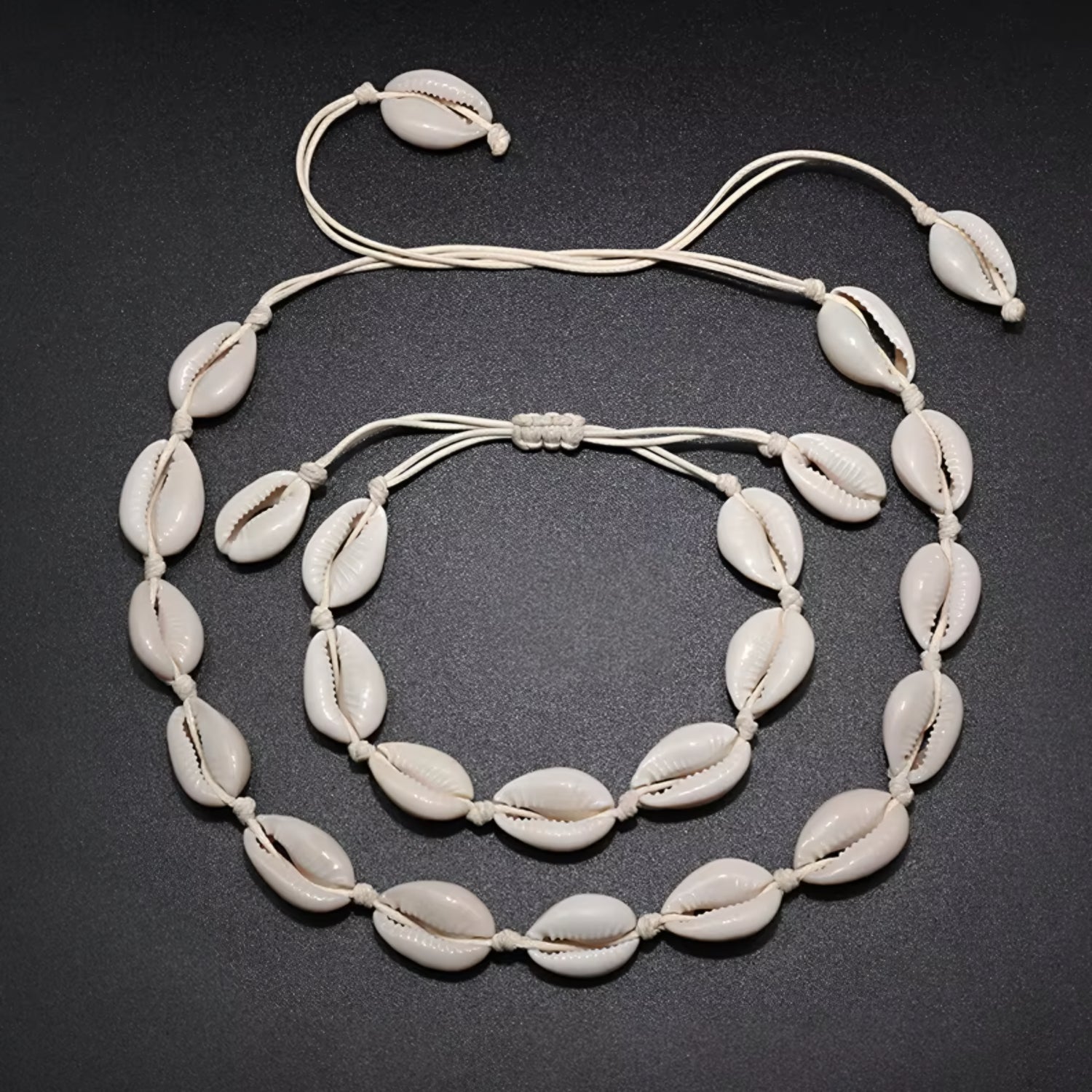 2pcs Natural SeaShell Set