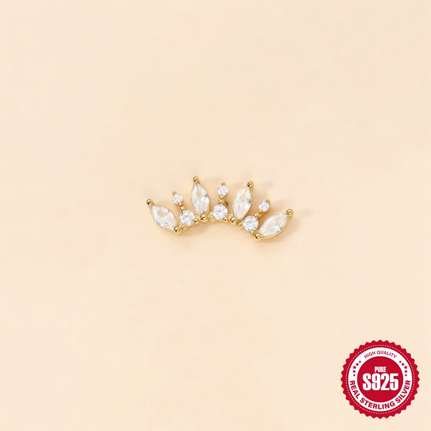 Crown Helix Ear Piercing