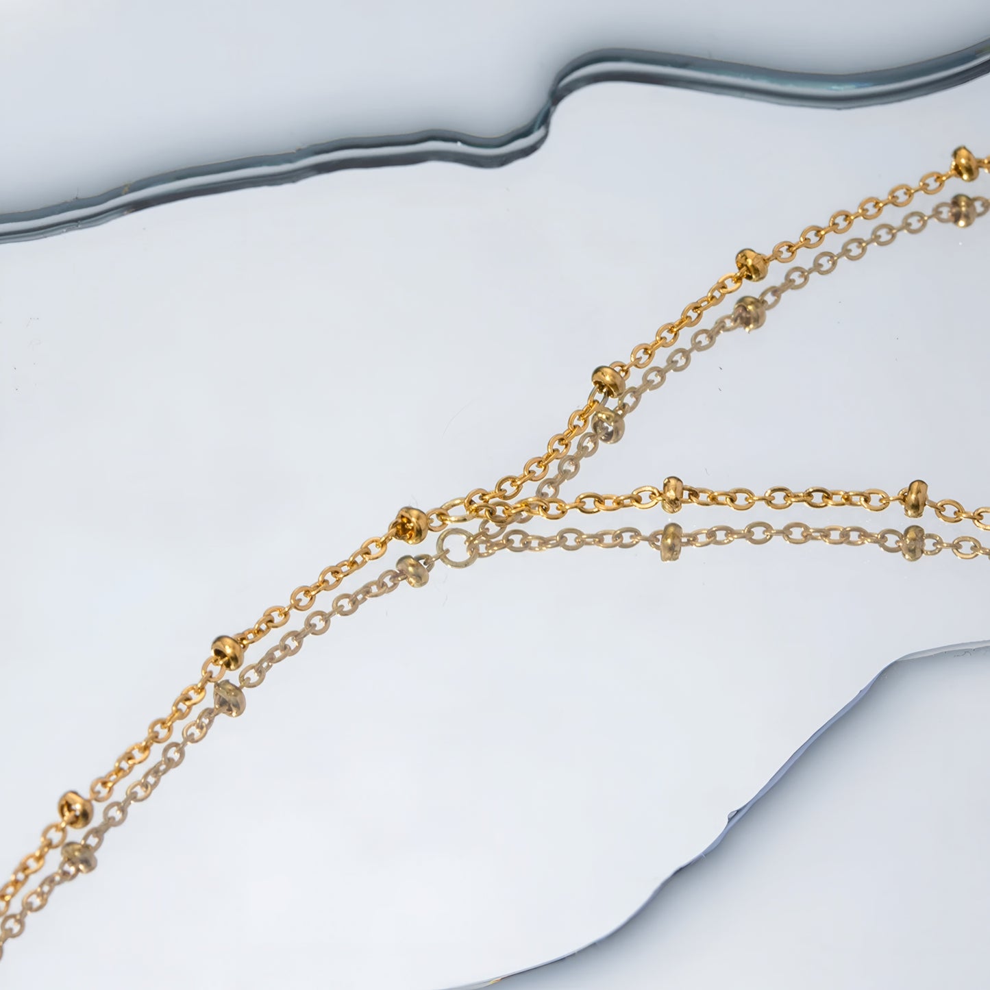 Bead Chain Ring Bracelet