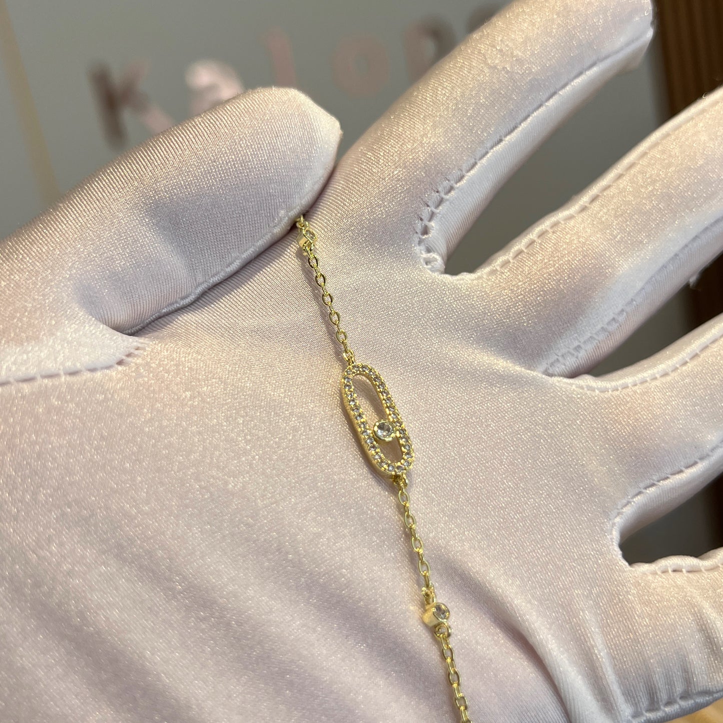 Paper Clip Chain Bracelet