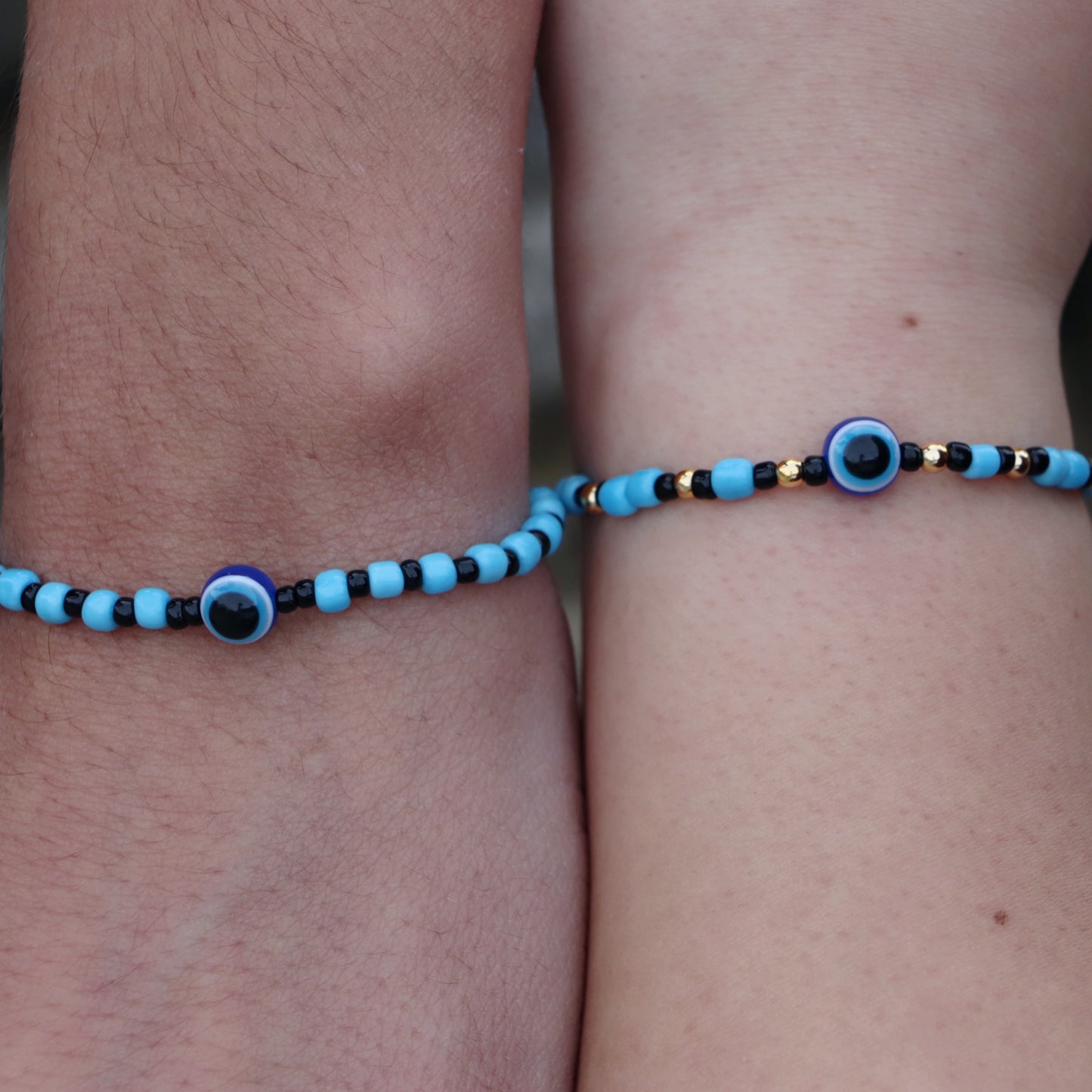 Evil Eye Blue Beads Bracelet