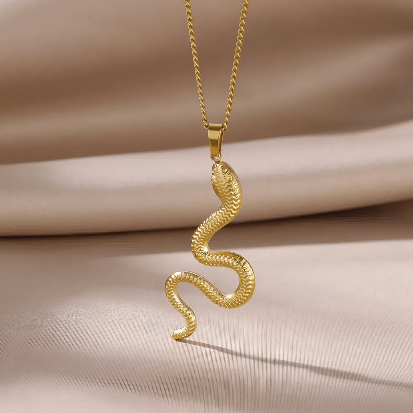 Snake Pendant Necklace