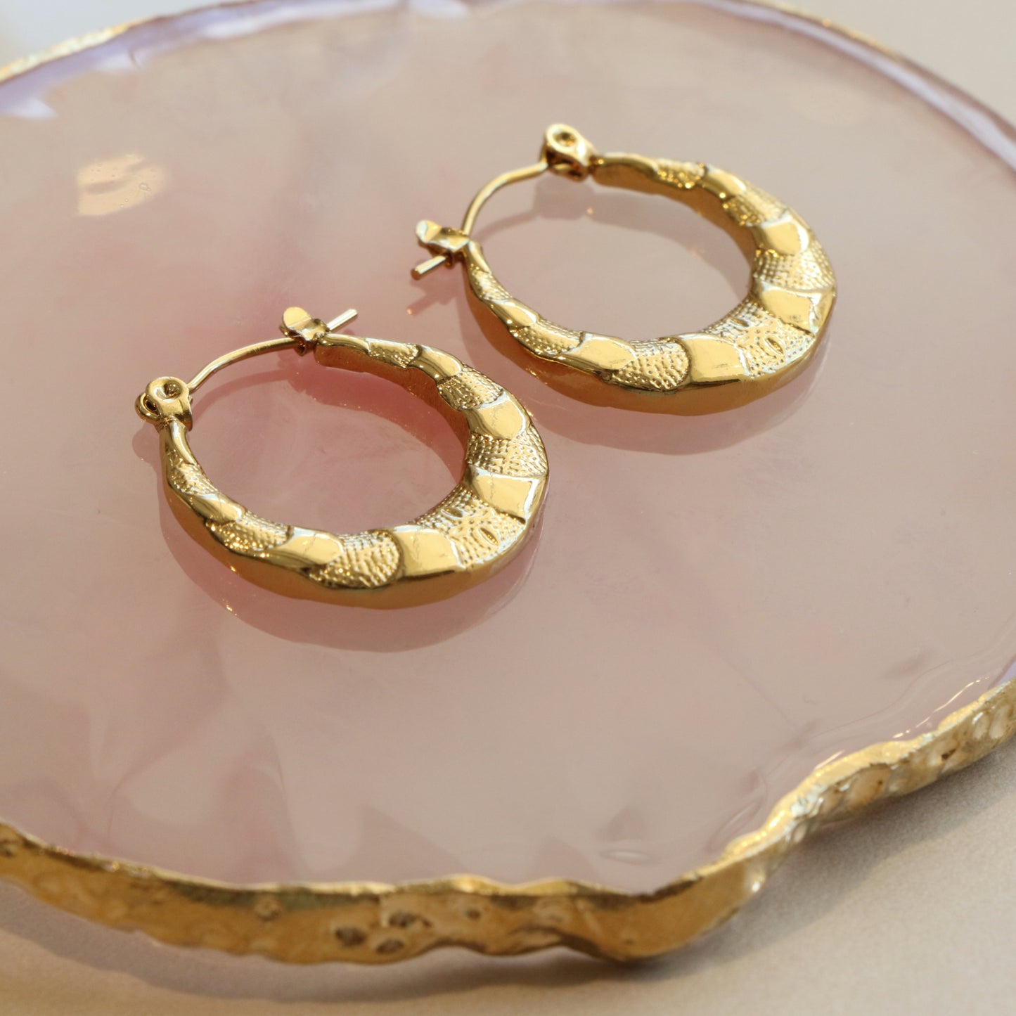 Boji Circle Earring Pair