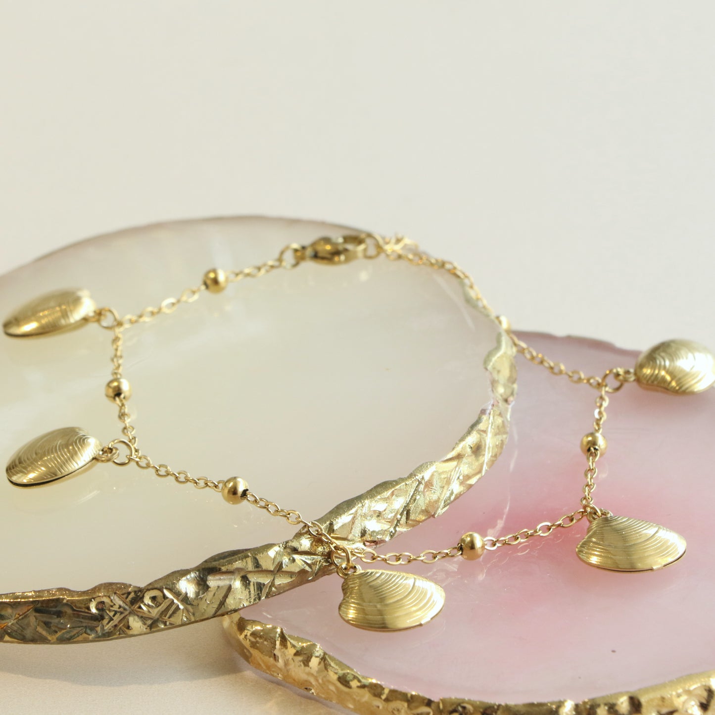 Multi Sea Shell Anklet