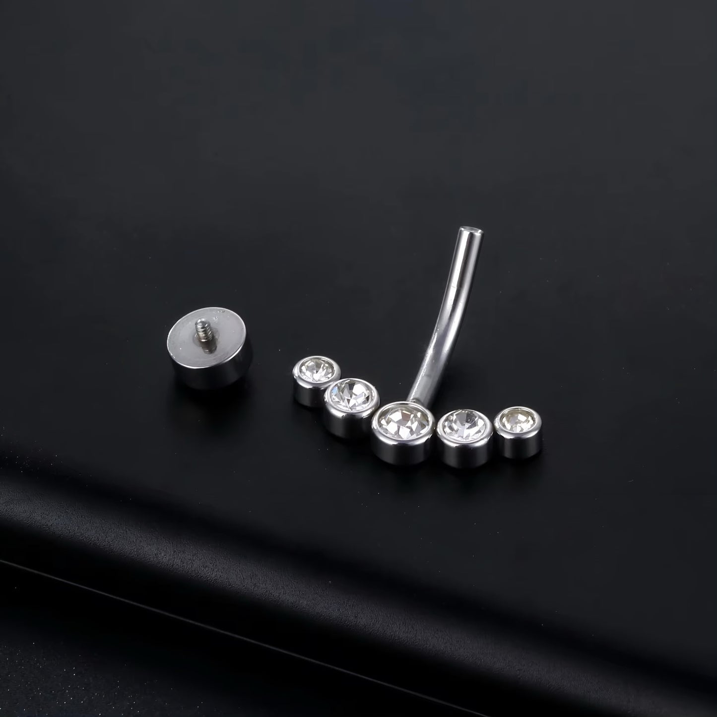 Curve Zircon Belly Piercing