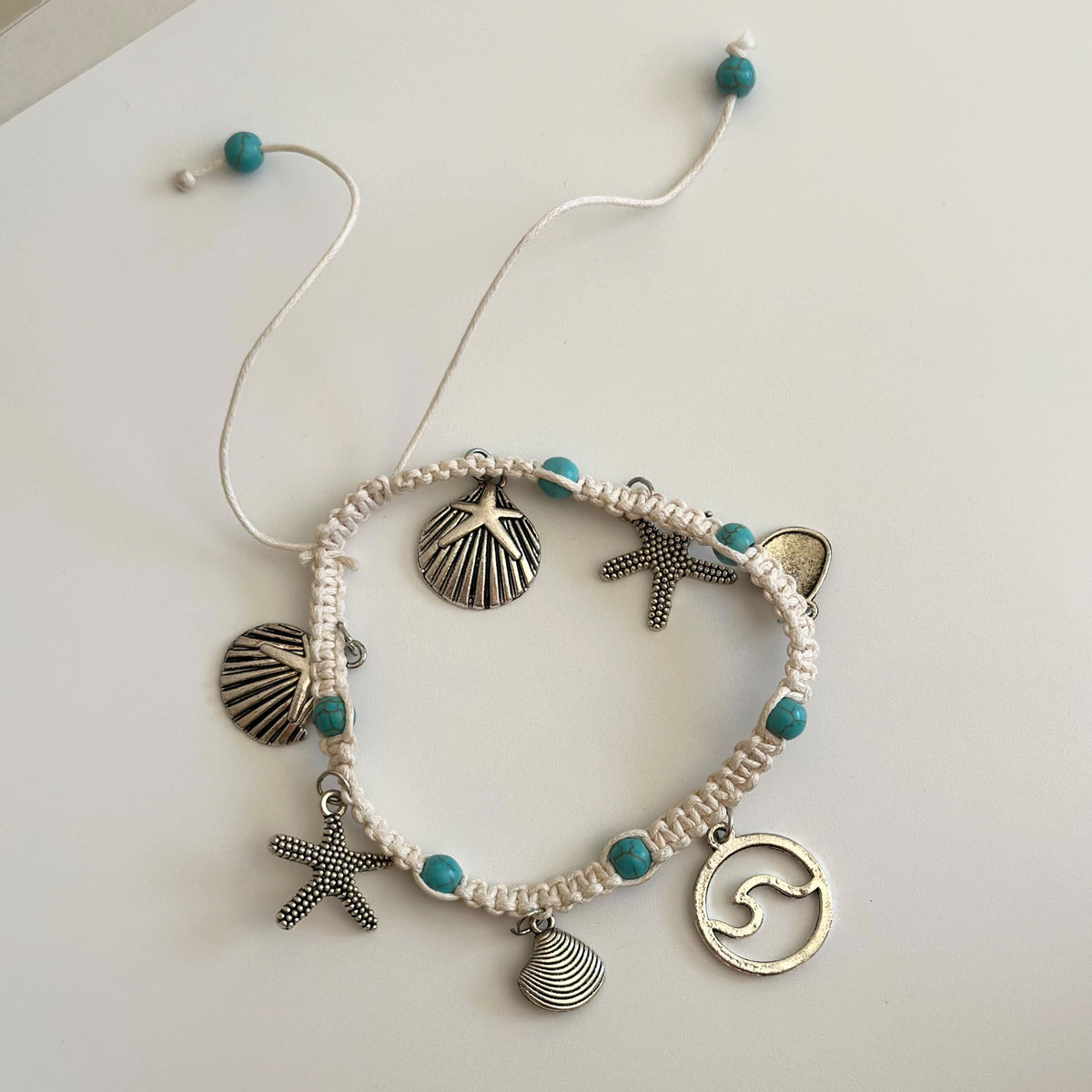 Turquoise Bohemian Vintage Anklet