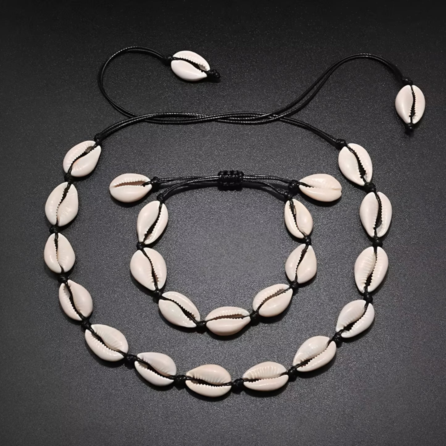 2pcs Natural SeaShell Set
