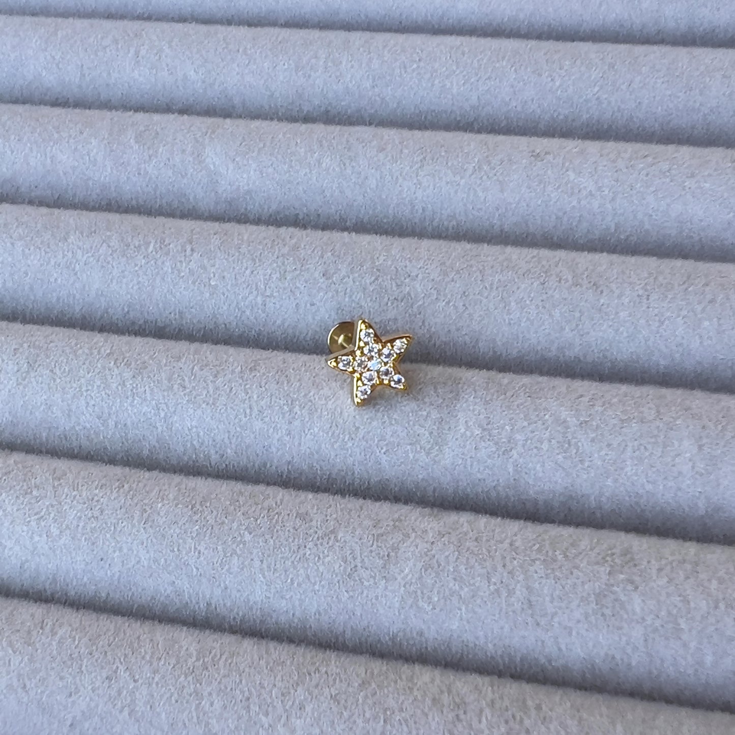 Star Flat Ear Piercing