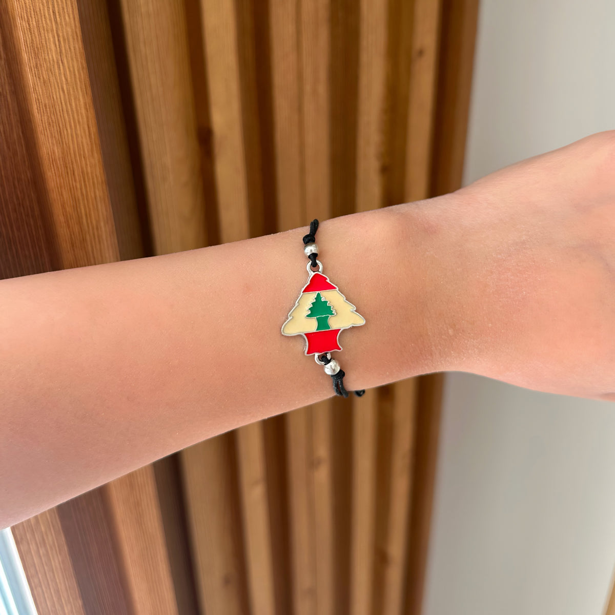 Cedar Lebanese Flag bracelet