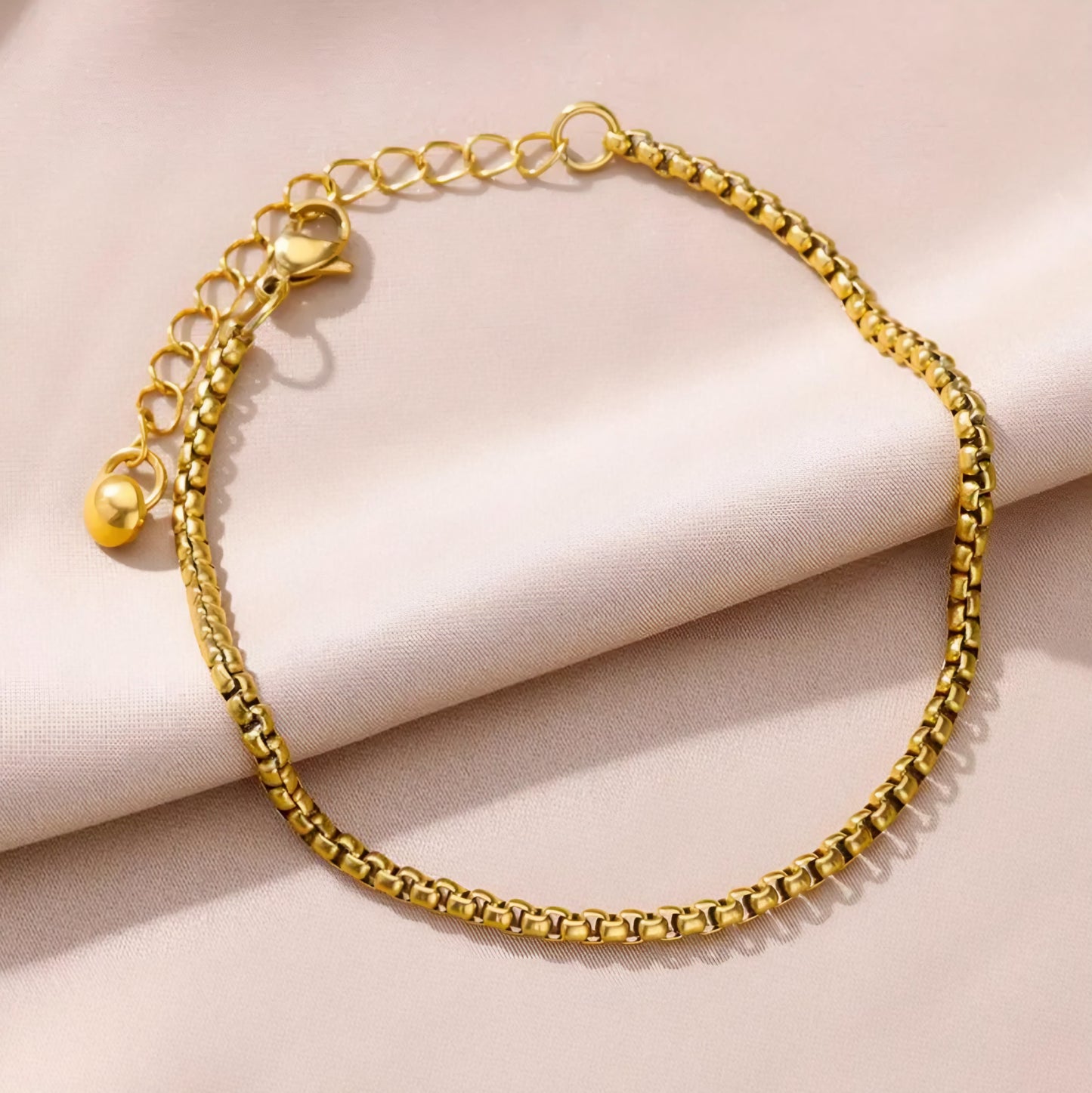 Gold Venetian Chain Anklet