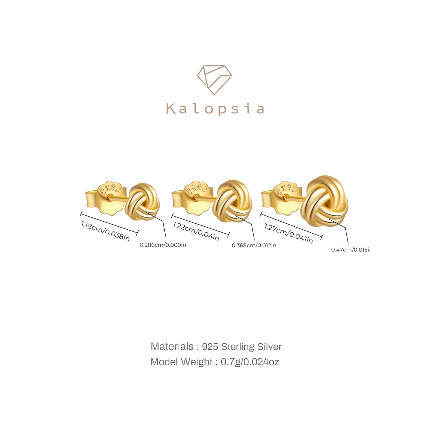 3pcs/Set Twist Earring