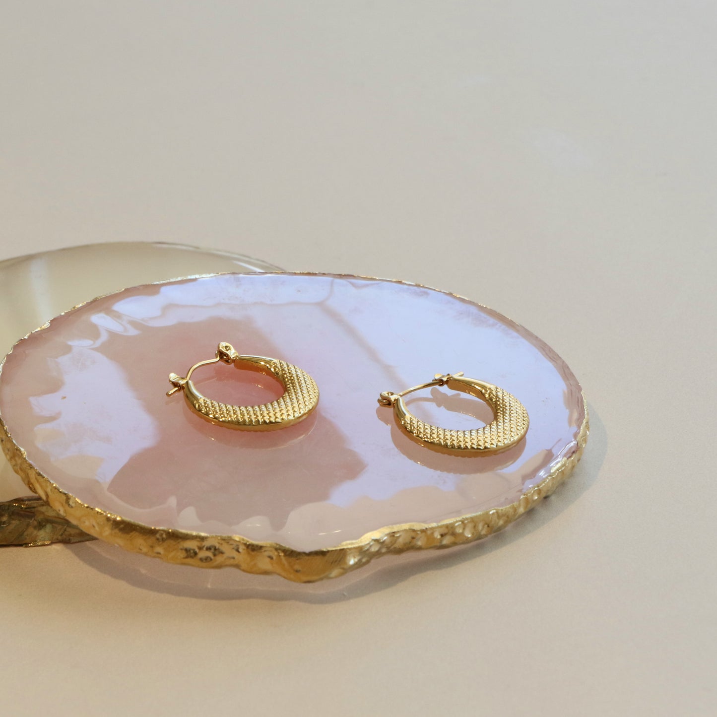 Circle Vintage Earring Pair