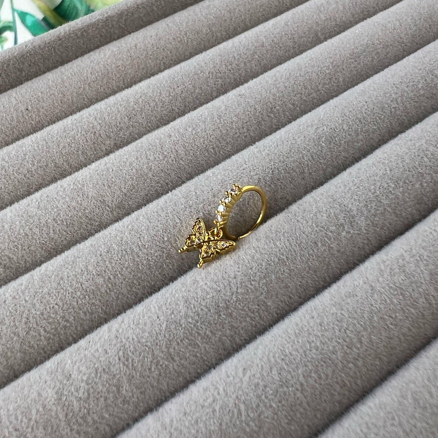 Butterfly Nose Stud Piercing