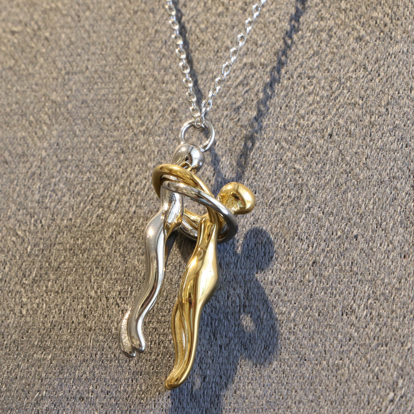 Hug For Ever Couple Necklace
