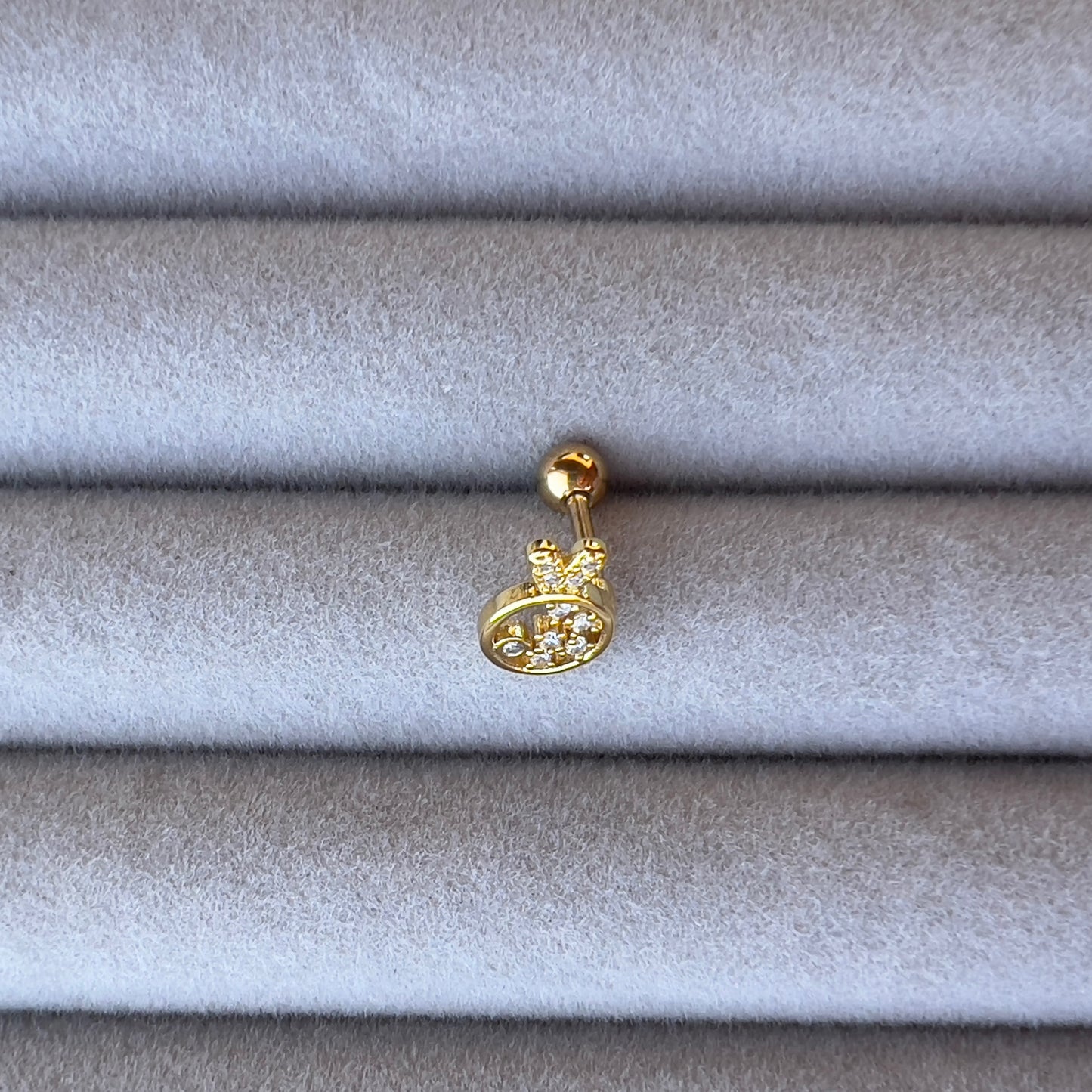 Love Circle Ear Piercing