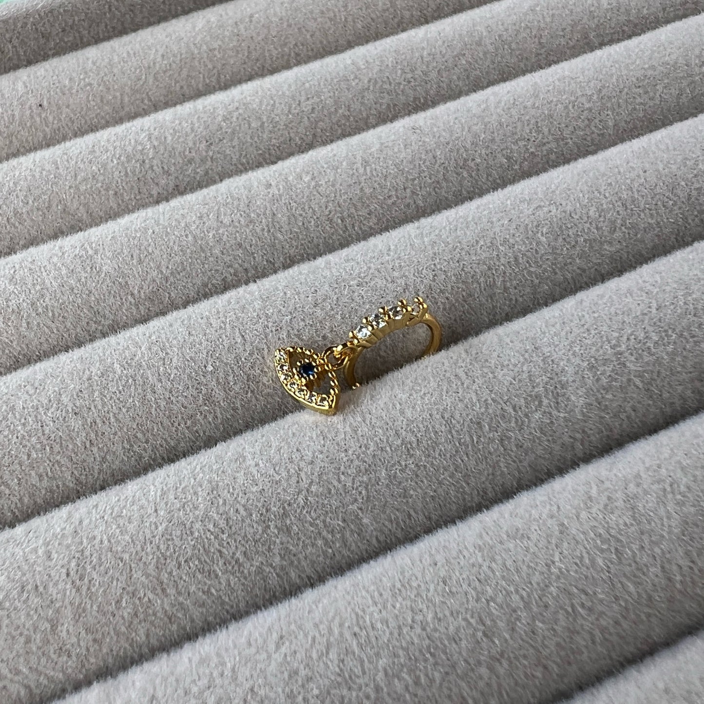 Evil Eye Nose Stud Ring