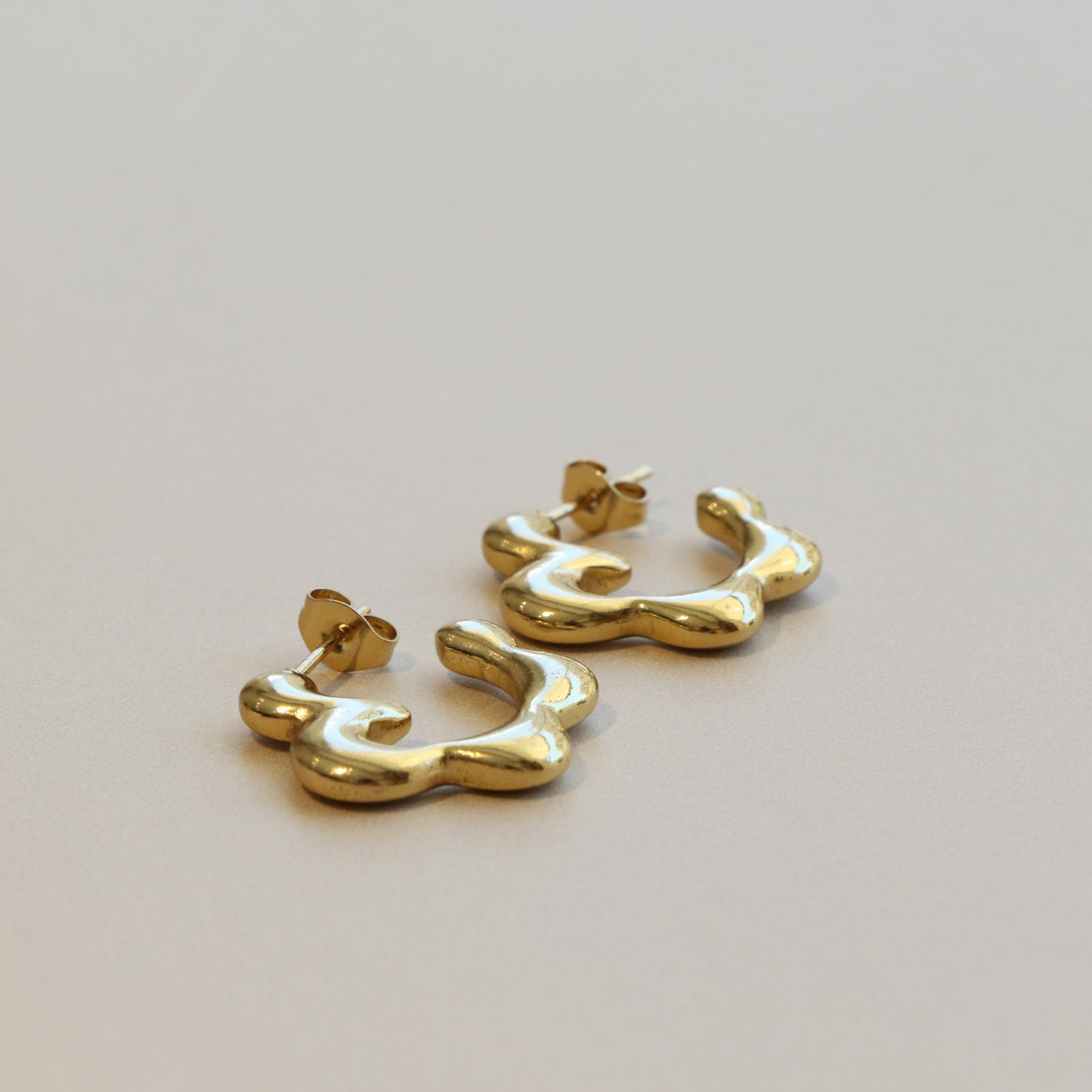 Melted Flora Earring Pair