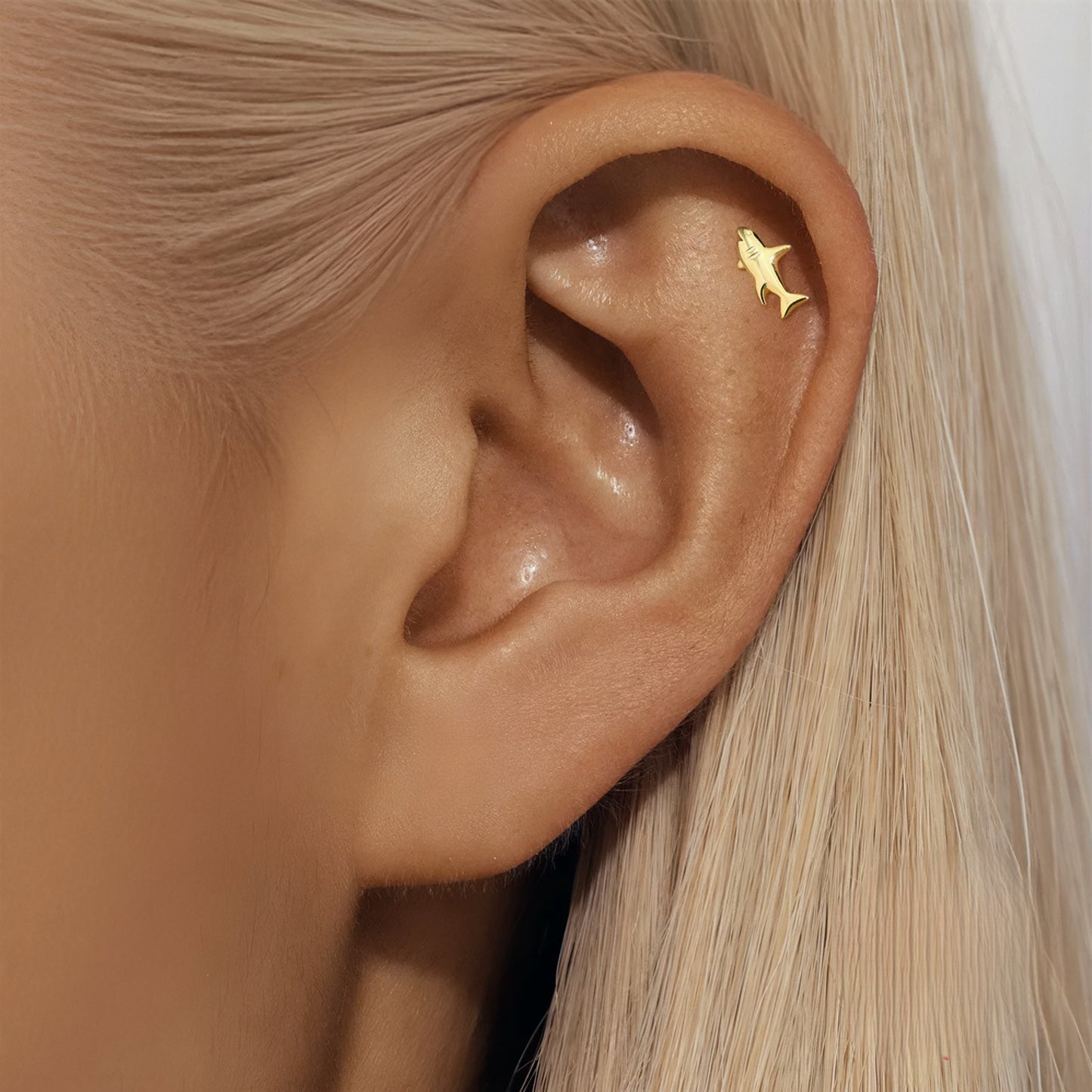 1pcs Flat Animal Ear Piercing