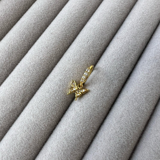 Butterfly Nose Stud Piercing