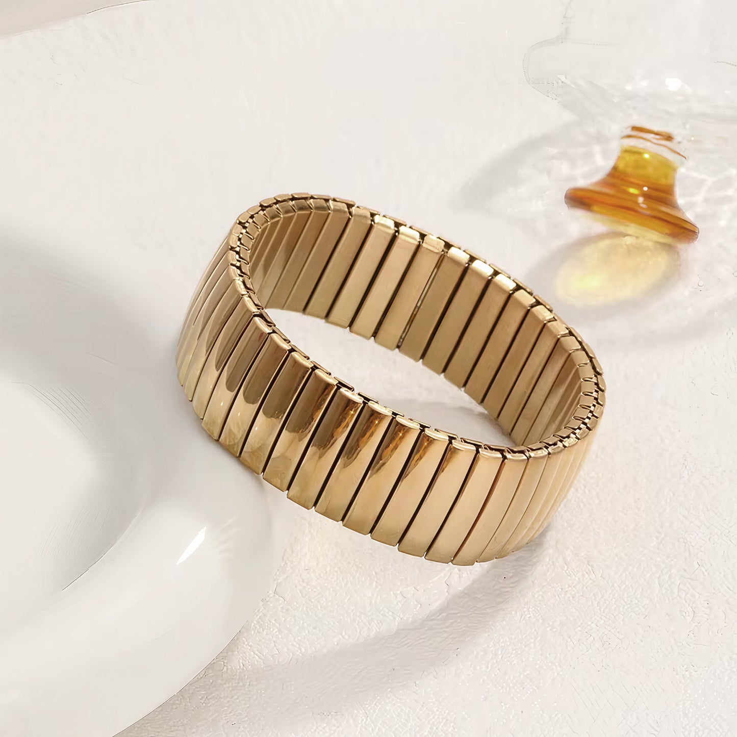 Stretchy Curved Bracelet