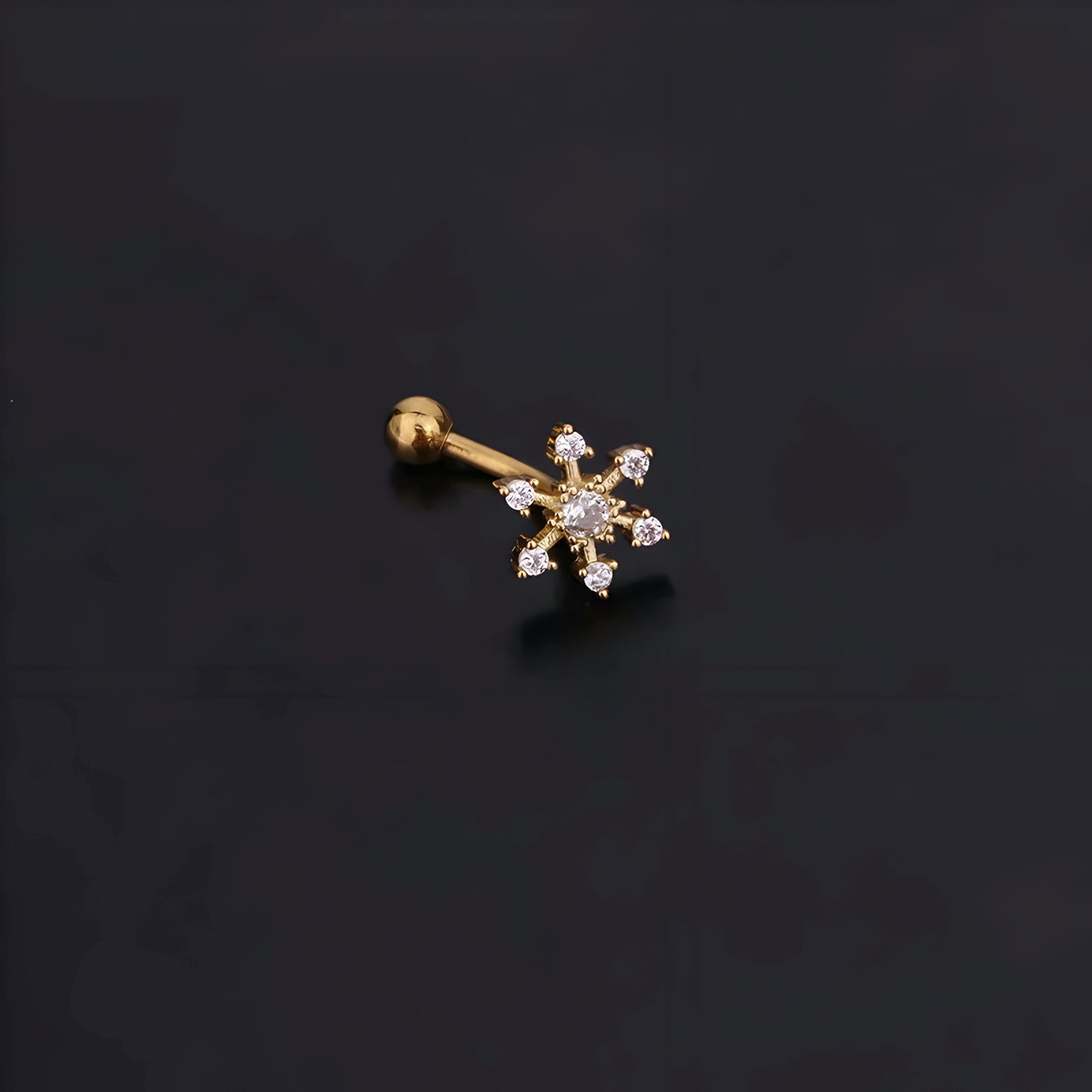 Helix Snow Zircon Ear Piercing