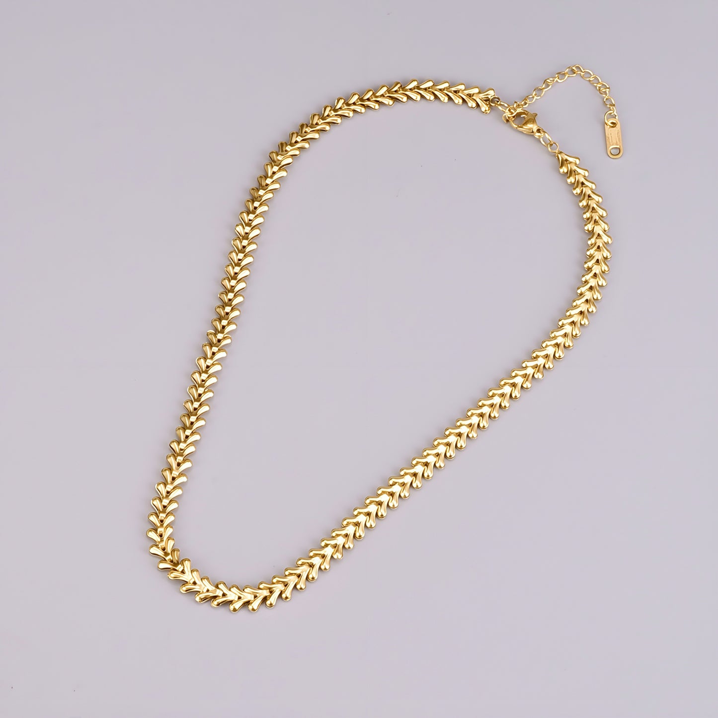 Bone Shape Necklace Choker & Bracelet