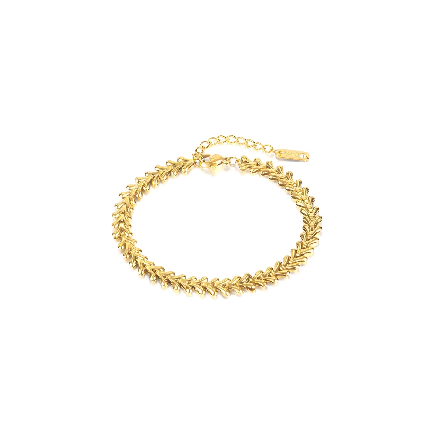 Bone Shape Necklace Choker & Bracelet