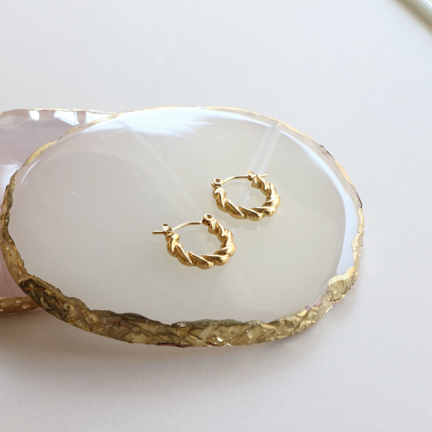 Spiral Round Earring Pair
