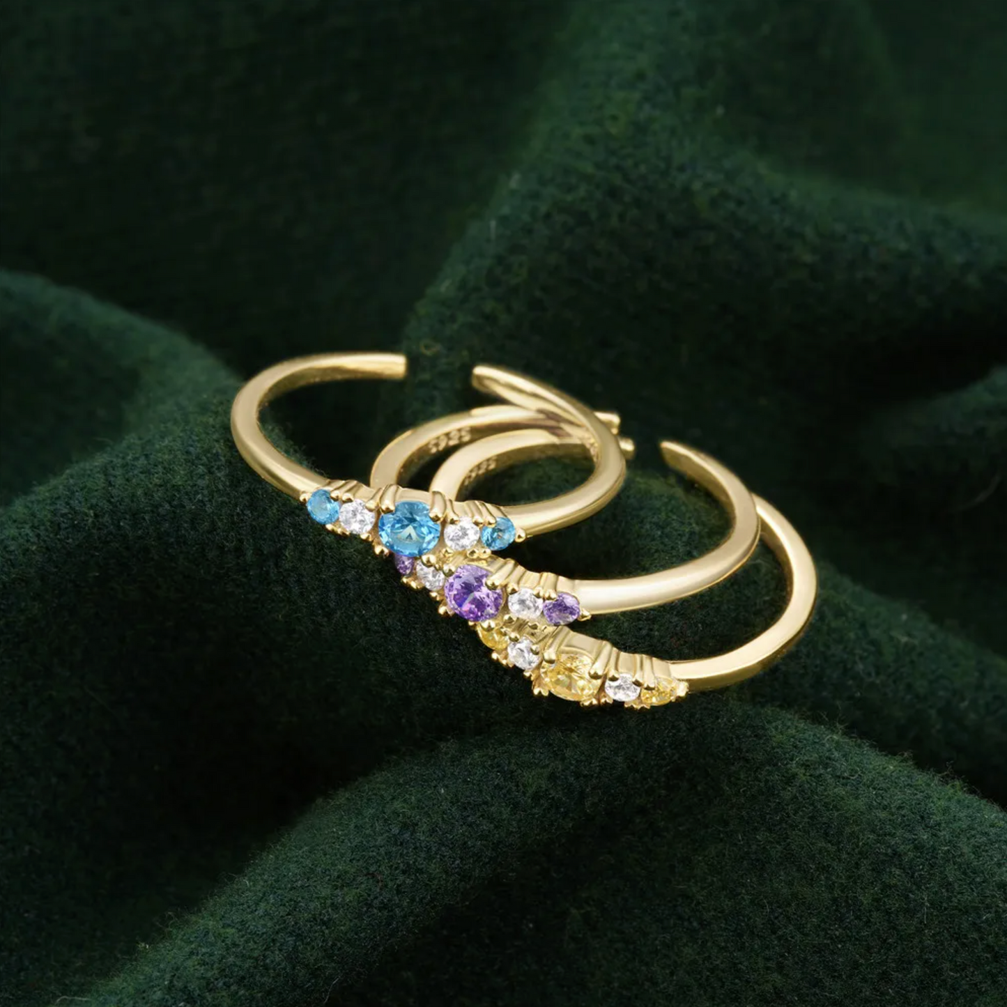 3 Stones Ring