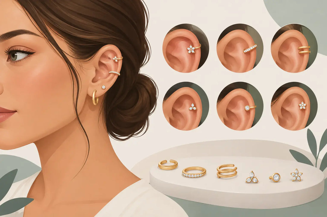 Cartilage Jewelry Guide for Every Ear Stack