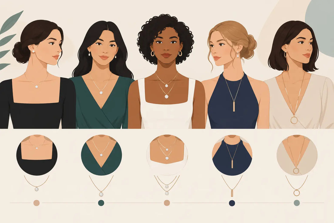 Best Necklace Lengths for Every Neckline