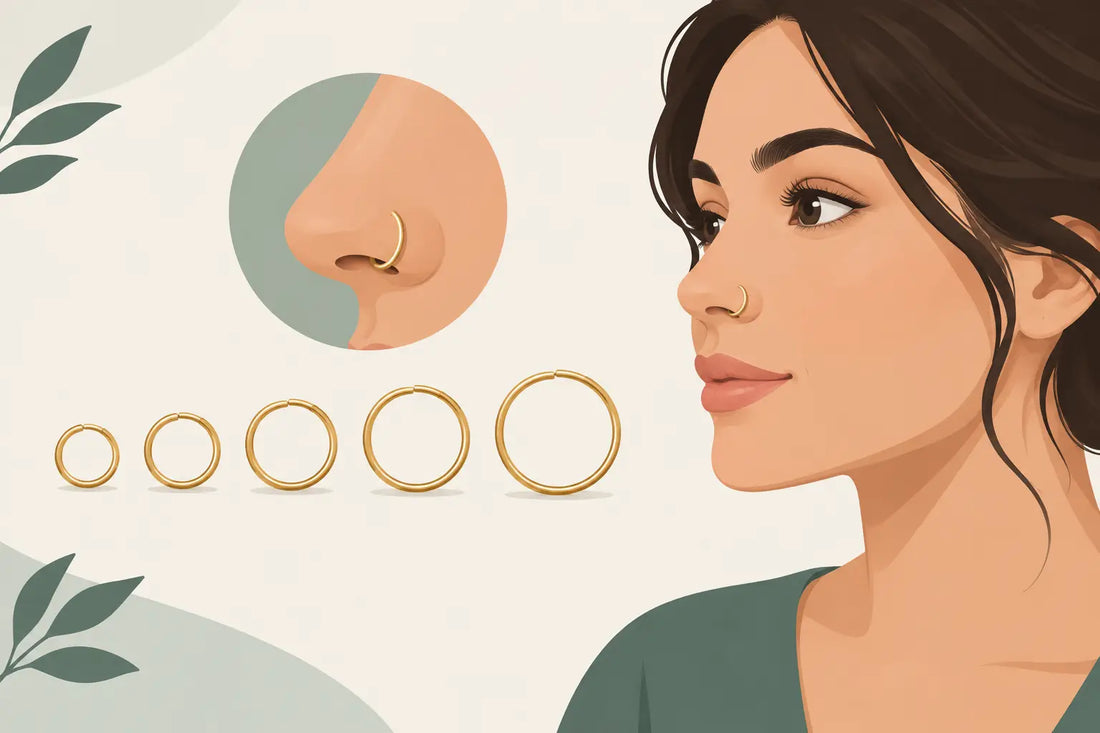 Nose Hoop Diameter Guide for Your Best Fit