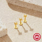 3pcs/set Flat Star Stud Earring