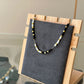 Black Gold Beads Anklet