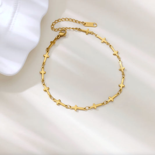 Cross Anklet