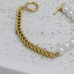 Pearl T Lock bracelet