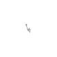 Clear Evil Zircon Belly Piercing
