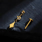 Titanium Dangle Chain Kite Flat Ear Piercing