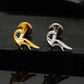 Titanium Dinosaur Flat Ear Piercing